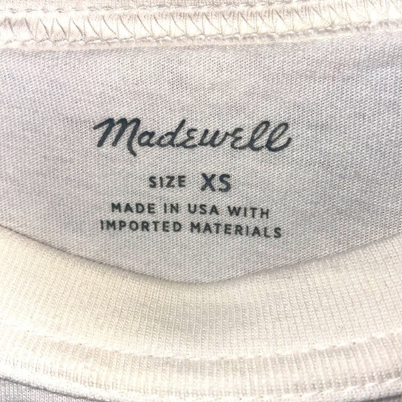 Madewell VOTE Political Democracy Campaigning Print Crew Neck Casual Tee Shirt - Picture 6 of 7